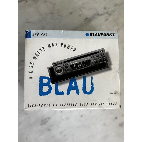 NIB Blaupunkt High-Power CD Receiver with ORC III Tuner